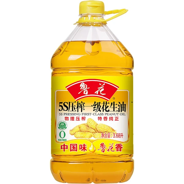 鲁花压榨一级花生油 3.68L