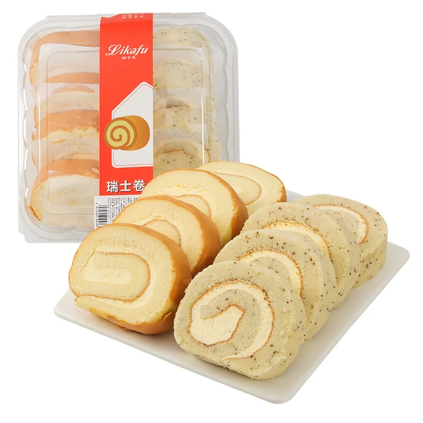 丽卡芙经典双拼瑞士卷480g 480g/盒