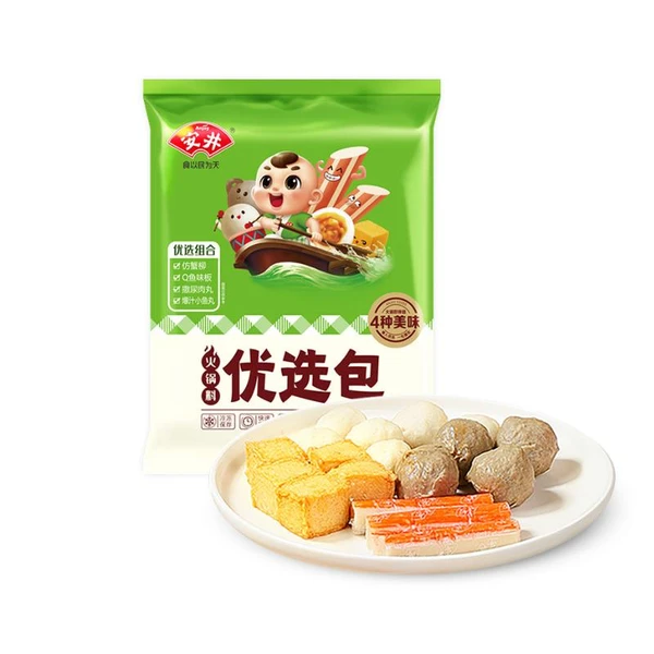 安井袋装火锅料优选包 400g