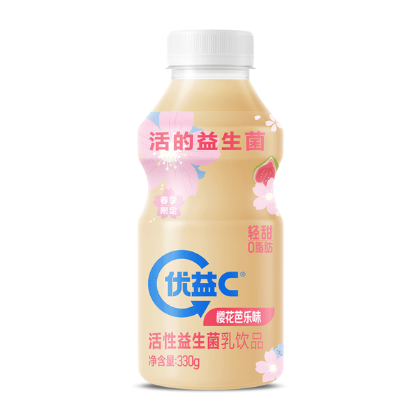 mengniu/蒙牛 优益C芭乐口味活性益生菌乳饮品330g