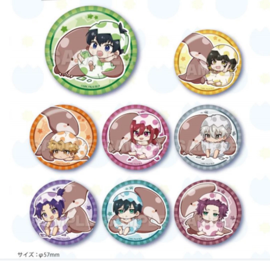 蓝色监狱 Q版蛋壳恐龙吧唧【盲盒商品 默认待拆】