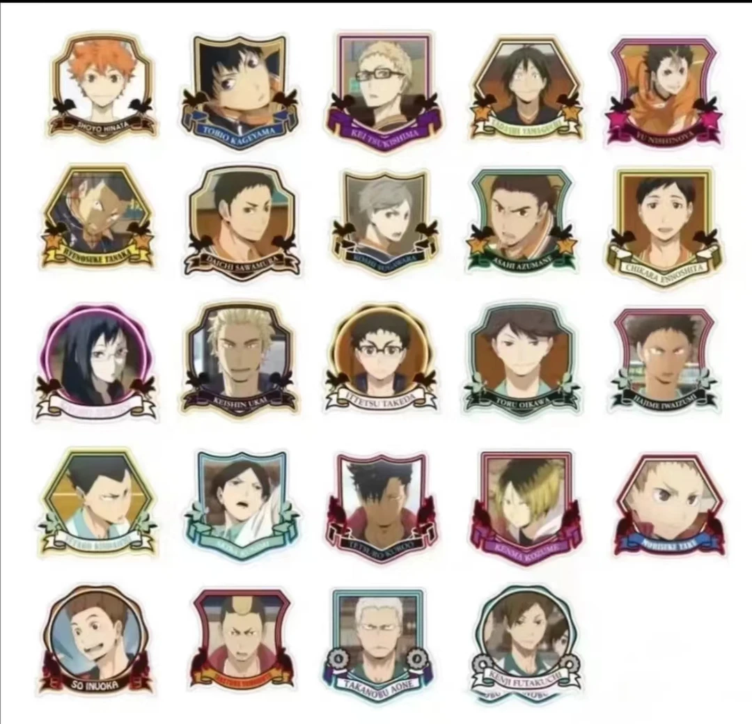 排球少年 VBR名场面亚克力系列徽章【盲盒商品 默认待拆】