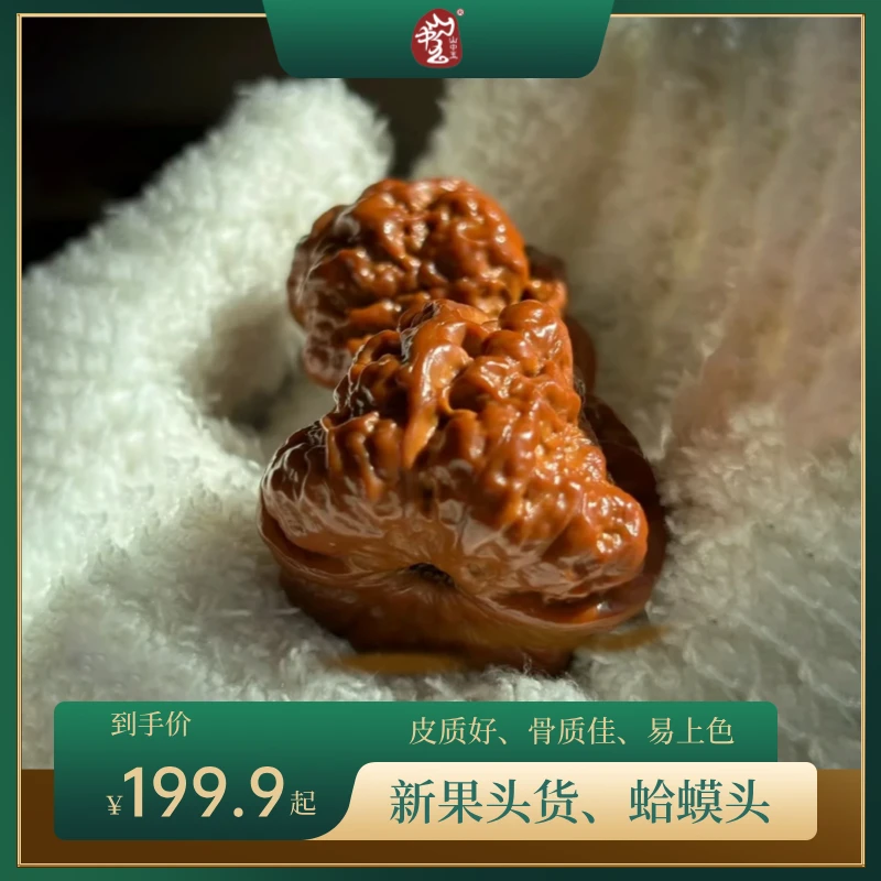 【新果头货蛤蟆头】蛤蟆头核桃皮质好骨质佳克重压手易走色