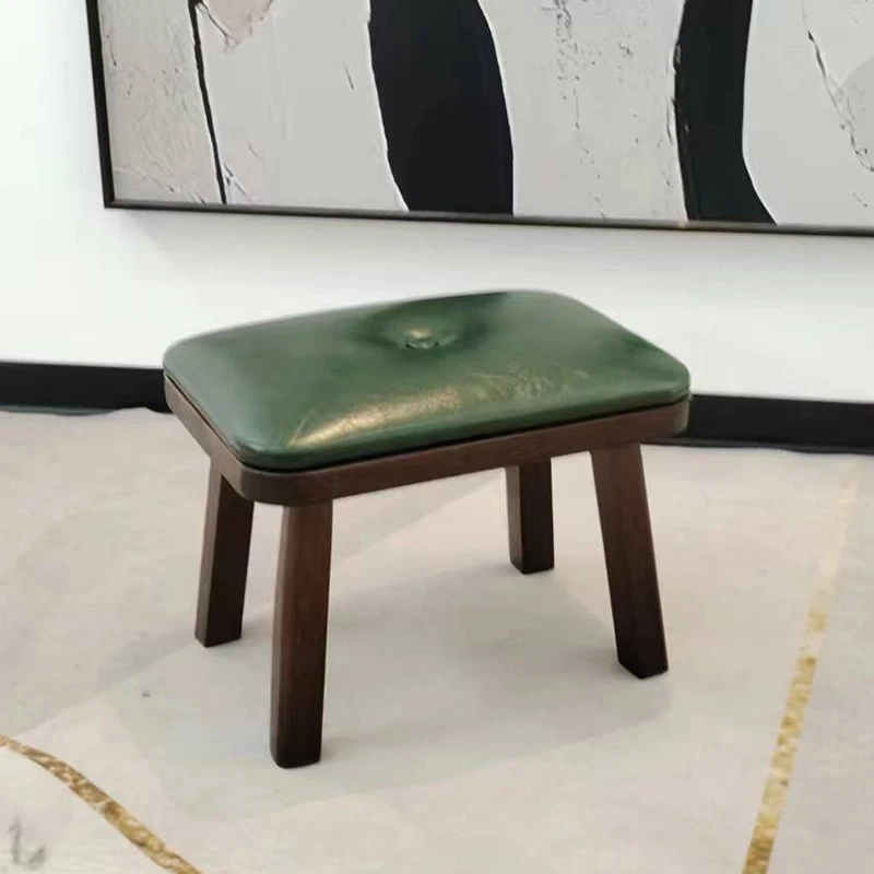 小凳子家用软包小板凳实木茶几凳圆凳小型方凳儿童凳子门口换鞋凳