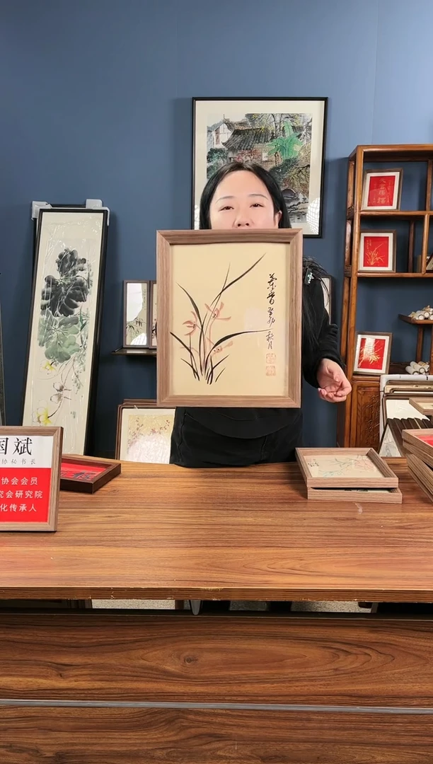 【闪购商品】绘画摆台红兰/20*25