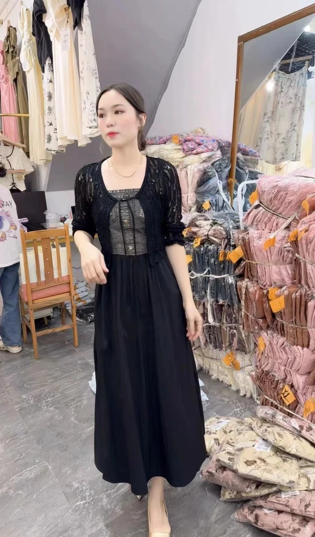 丹妮丝修身减龄两件套套裙