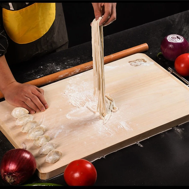 柳木擀面板家用和面板菜板实木切菜板砧板厨房案板超大号防霉抗菌