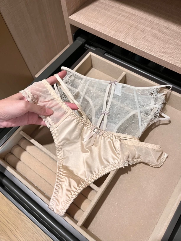 懒驴苦茶•美人鱼性感女士舒适蕾丝纯棉