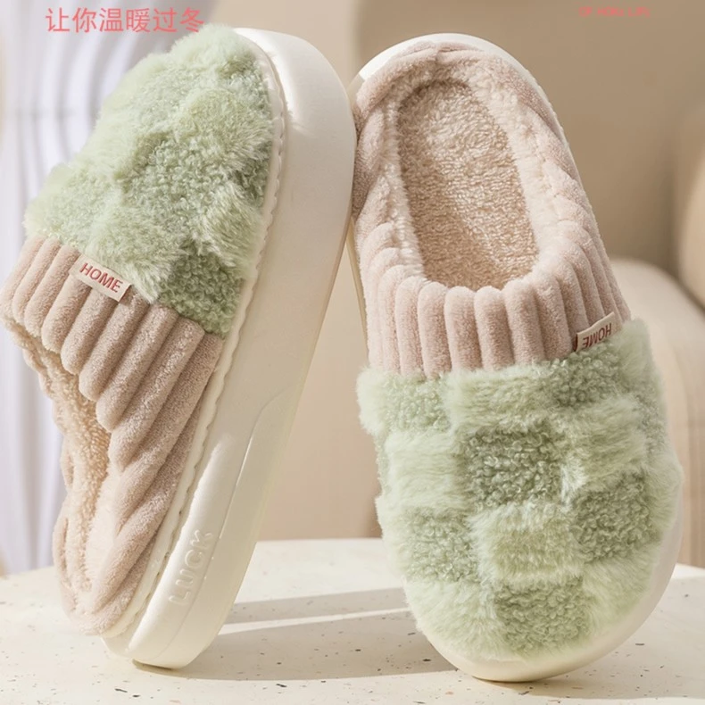 【新人专享】2023棉拖鞋女士秋冬季室内家居家用保暖加绒毛毛情侣