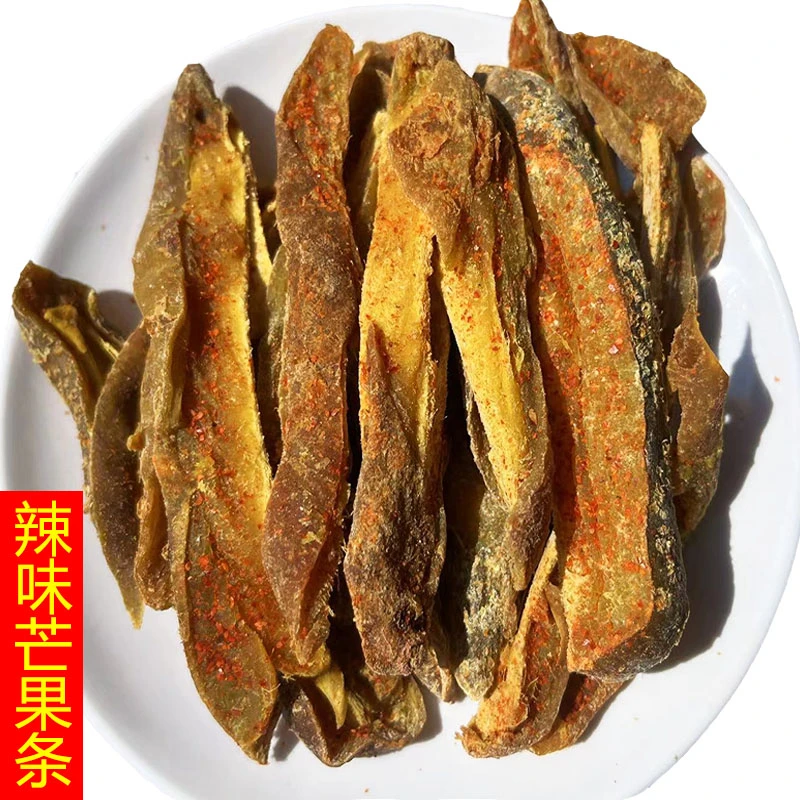 辣味芒果条甘草芒果条甘甜芒果干新兴凉果广东特产零食
