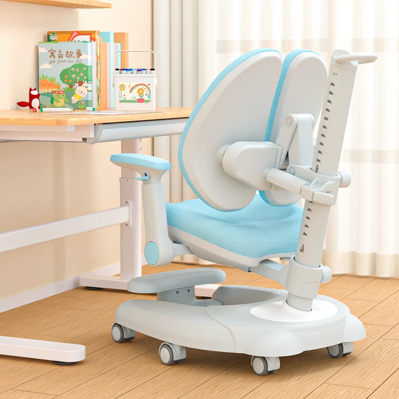 凯米熊儿童学习椅矫正坐姿小学生可升降座椅家用靠背书桌写字椅子