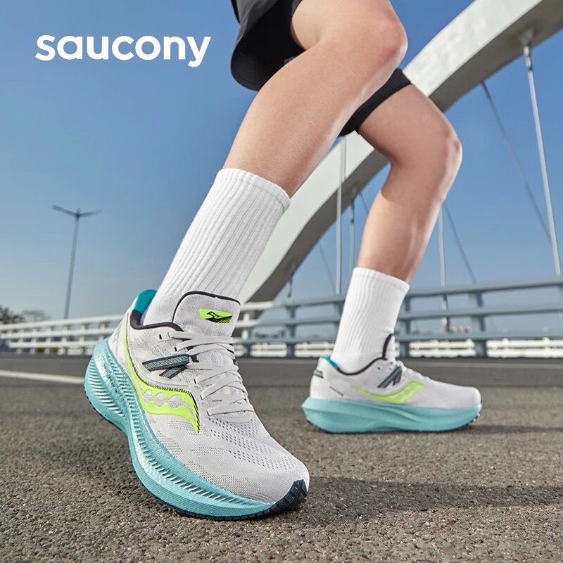 Saucony索康尼TRIUMPH胜利20跑步鞋缓震运动鞋男鞋训练情侣低帮