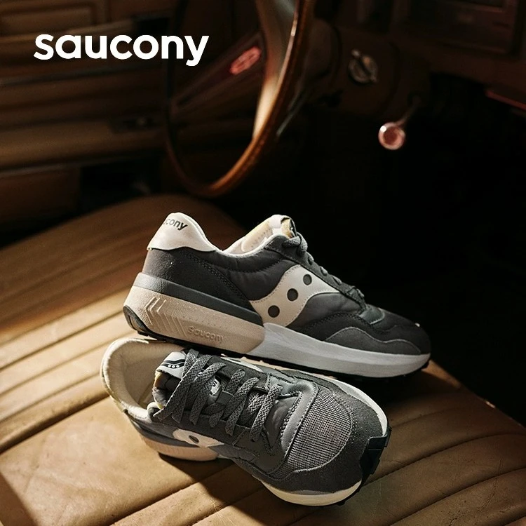 Saucony索康尼 JAZZ NXT 运动休闲鞋女轻便厚底增高透气运动鞋男