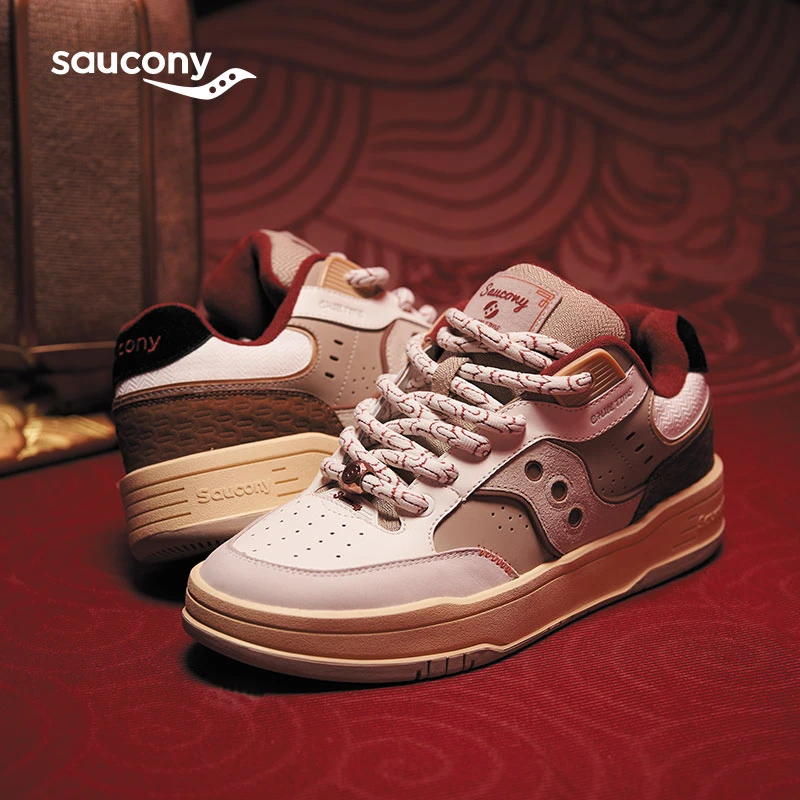 Saucony索康尼 CNY 2024龙年新款情侣复古面包鞋百搭时尚潮流