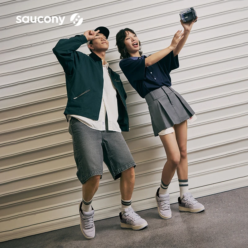 Saucony索康尼CHILLTIME情侣款百搭时尚面包鞋透气舒适运动鞋