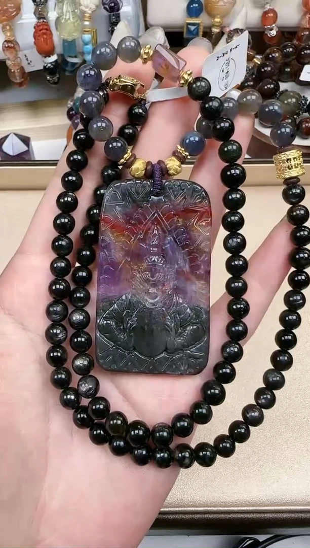 【闪购商品】琉璃DIYA976 极光拉胡 项链