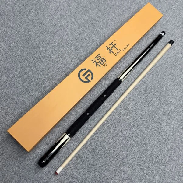 福杆 上下六插台球杆 仿象牙和黑檀材质 榫卯结构