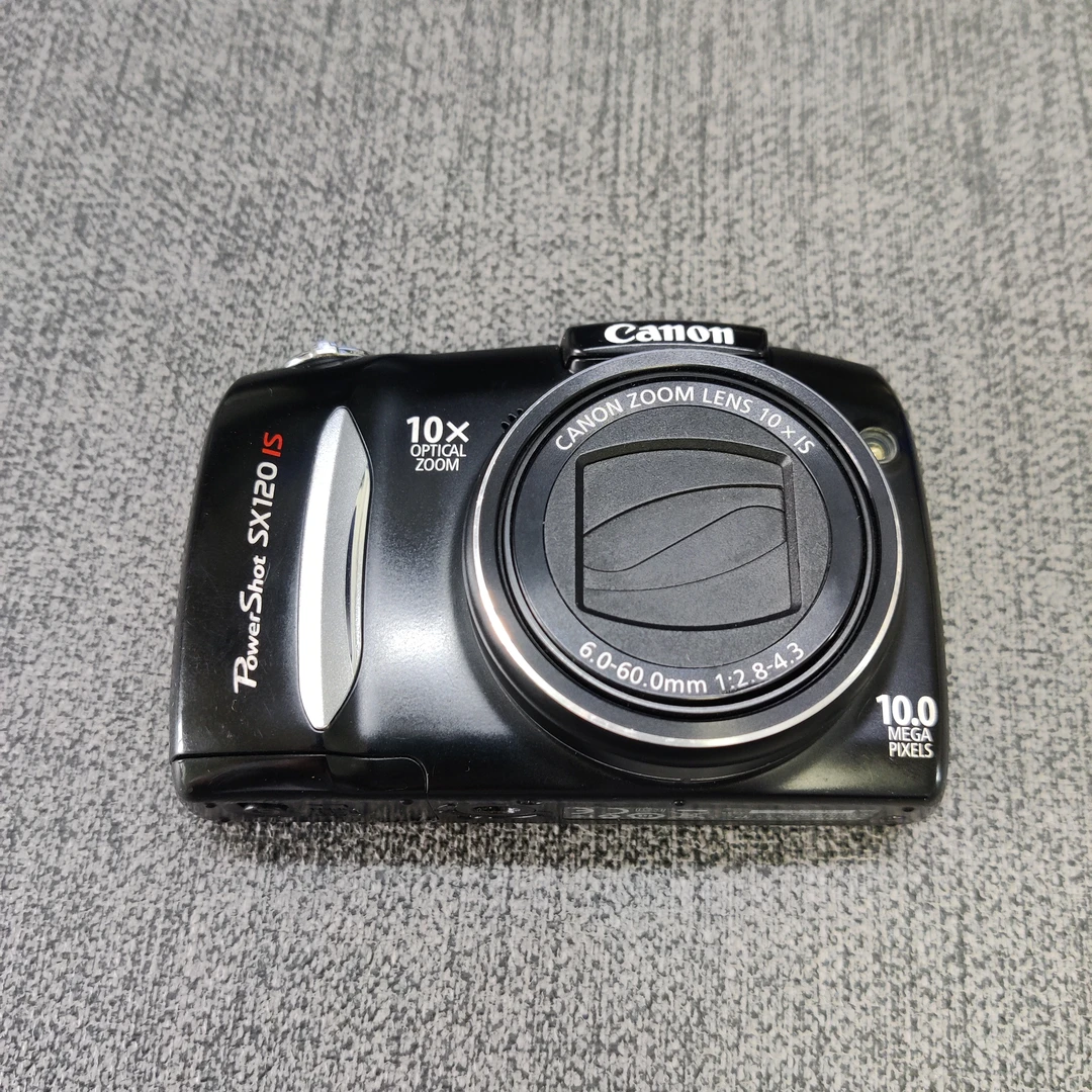 9新 Canon/佳能 【SX120】小长焦相机 10倍光变 5号电池自备