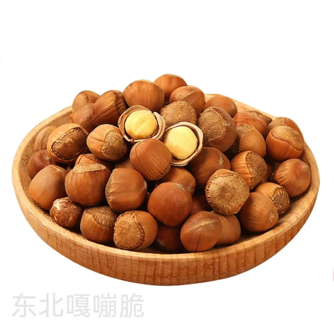 新货东北铁岭开原野生山榛子开口手拍薄皮年货坚果零食500g散货