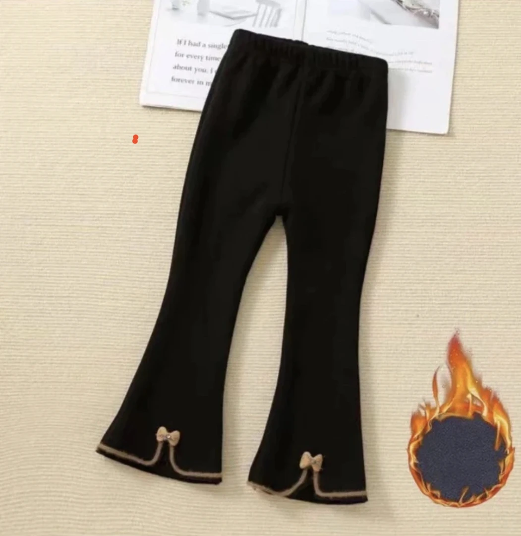 【现货*工厂直销*新疆西藏包邮】女童秋冬喇叭裤洋气外穿打底裤