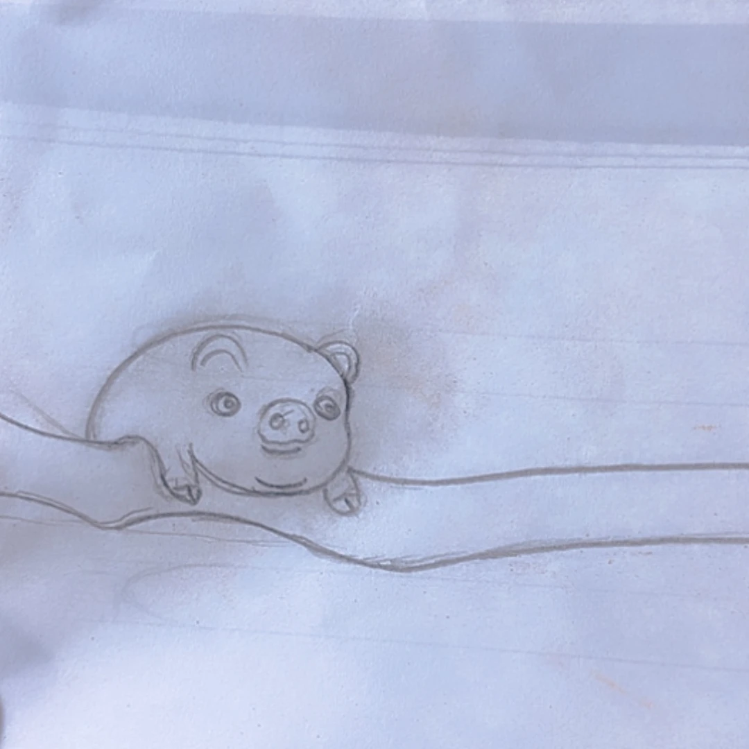 【闪购商品】雕刻木材精***。定做小叶紫檀小猪发簪长15厘米