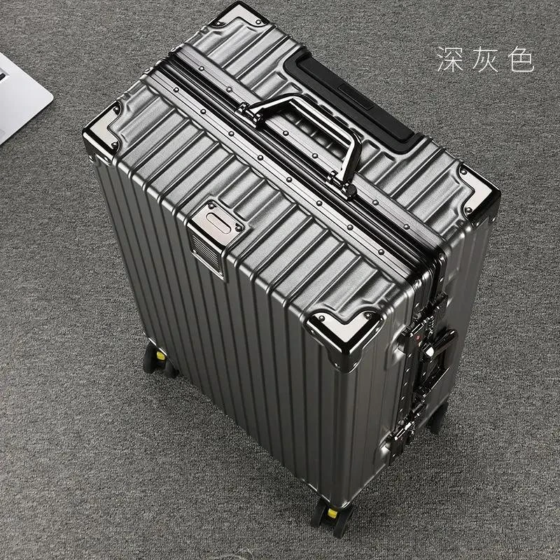 乌市发货新疆包邮拉杆箱大容量密码箱铝框旅行箱行李箱20寸拉箱24