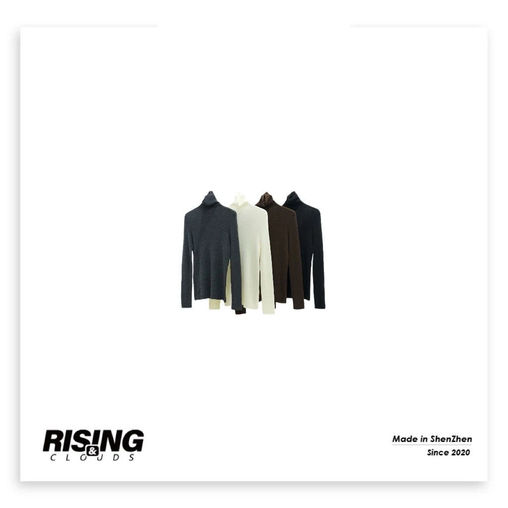 RISING&CLOUDS现【小云姐】深圳南油高领百搭毛衣打底090155