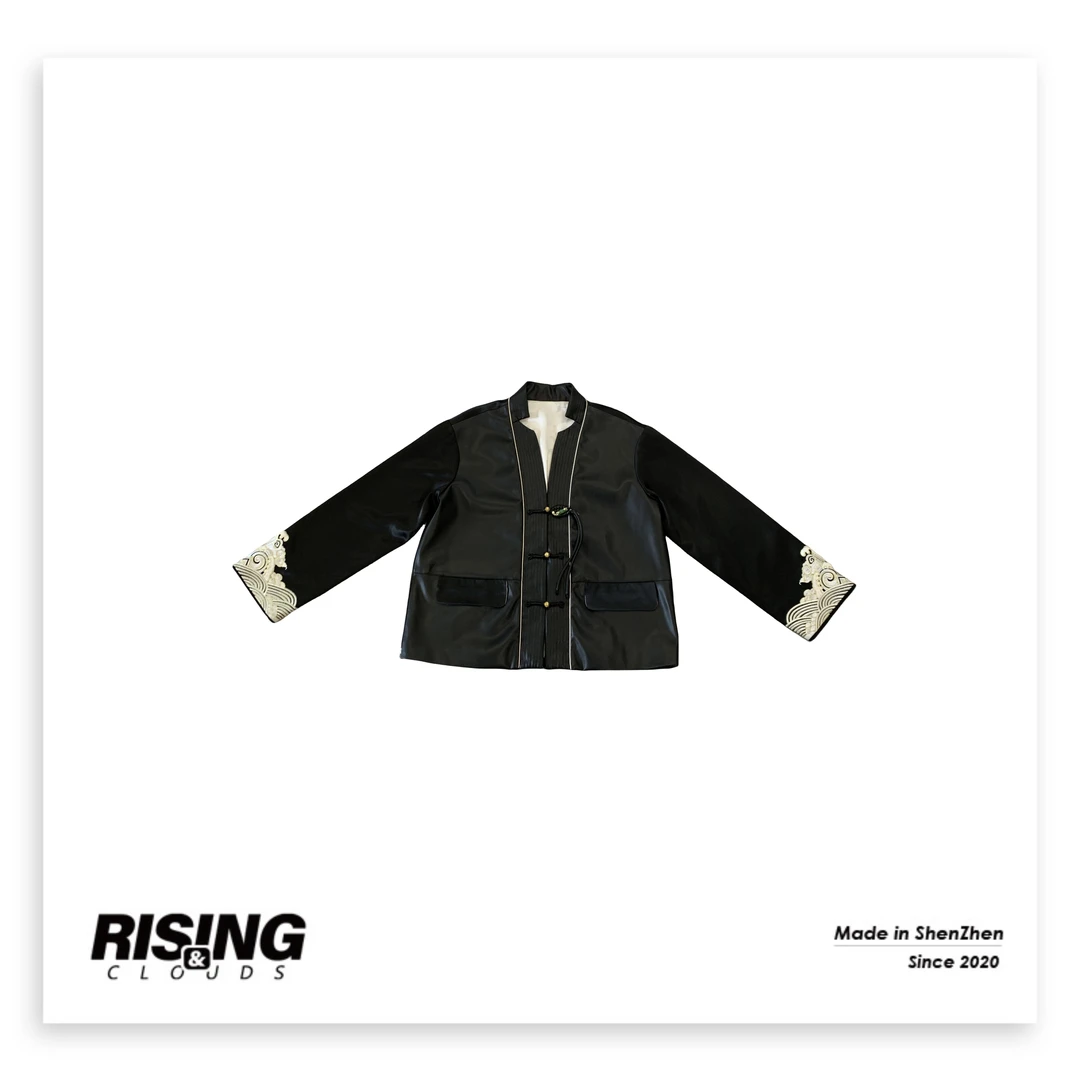 RISING&CLOU【龙凤呈祥】深圳南油设计休闲新中式国风外套120206