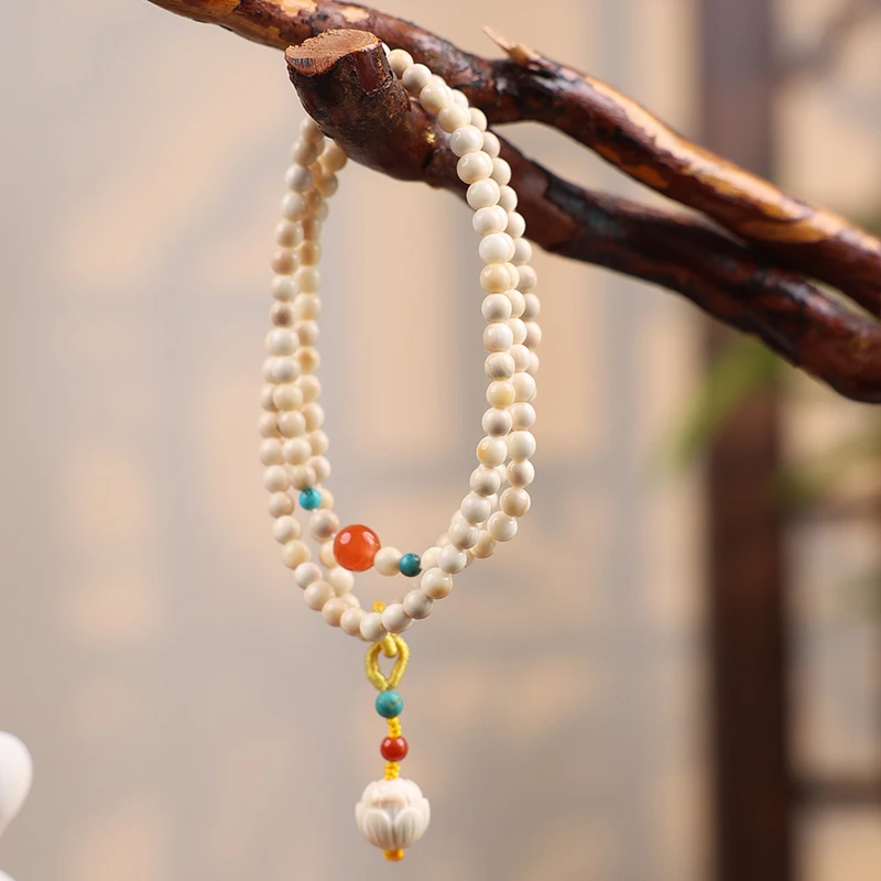 原创设计猛犸牙0.4三圈小米珠手持