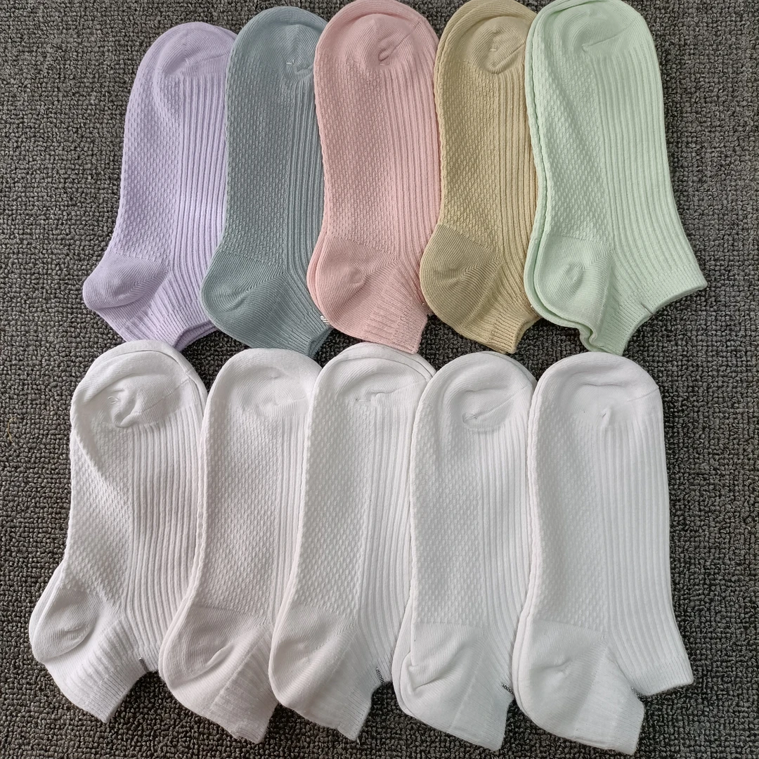 女款短袜子5双装
