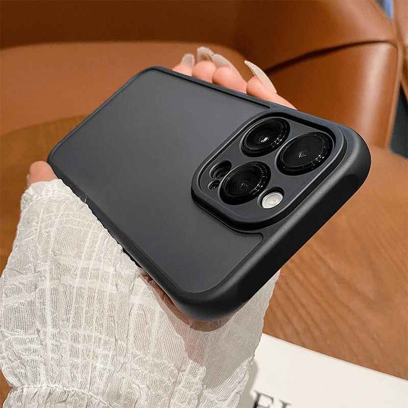 肤感磨砂适用苹果16手机壳iphone14promax防摔13新款15防指纹透明