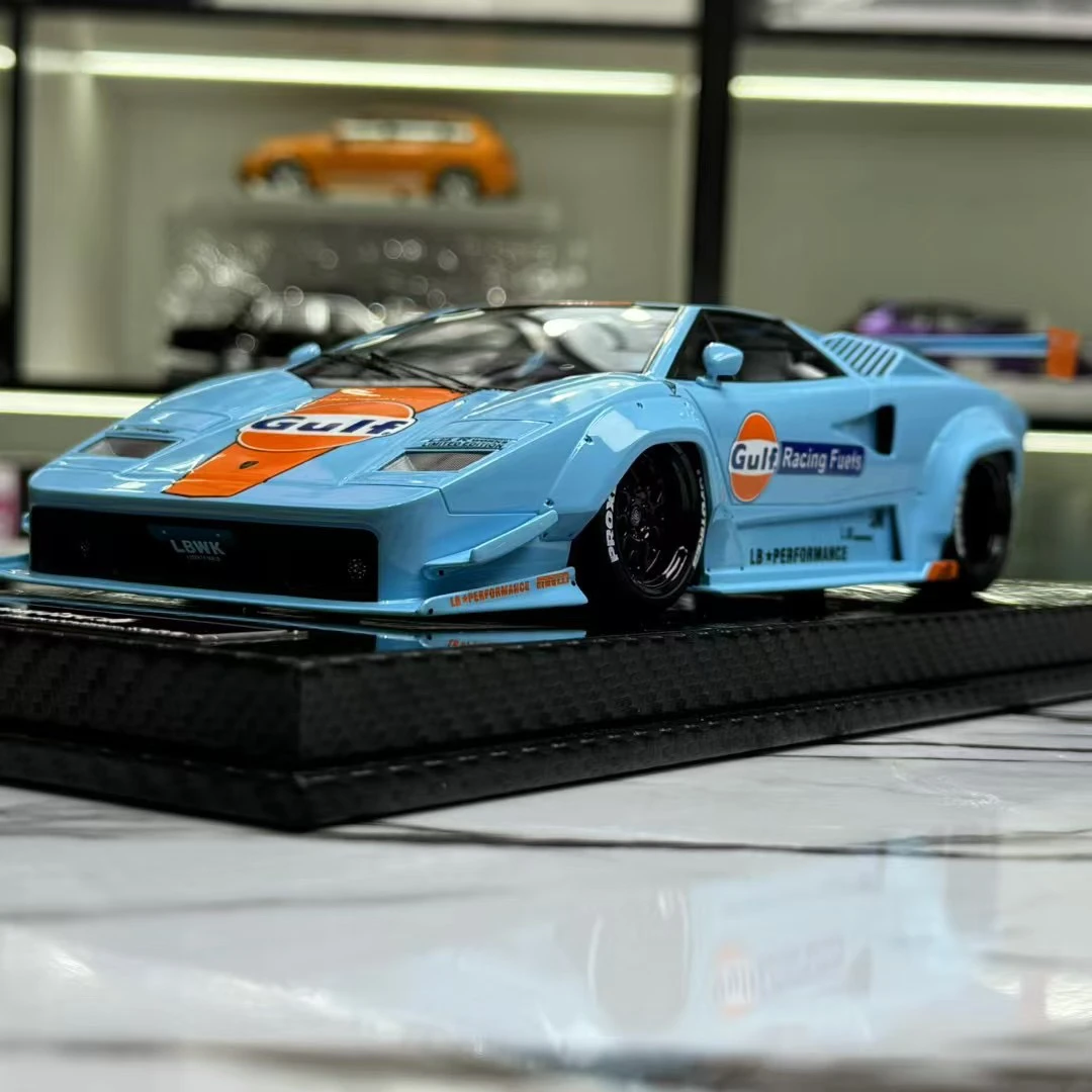 Vip Scale 1:18 LB 兰博基尼 Countach 海湾石油涂装树脂汽车模型