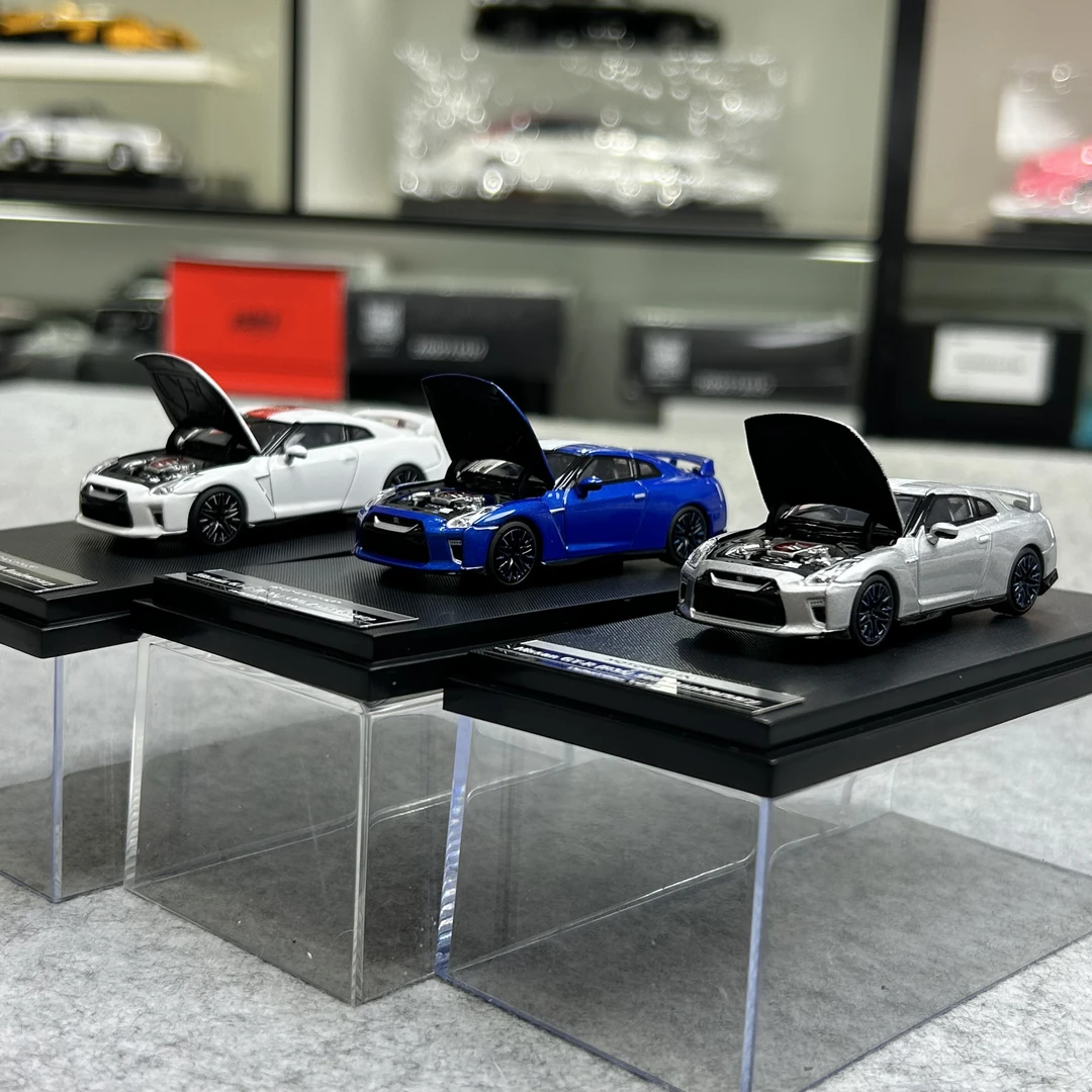 MH MOTORHELIX 1:64 日产尼桑 GTR R35 合金仿真汽车模型收藏摆件