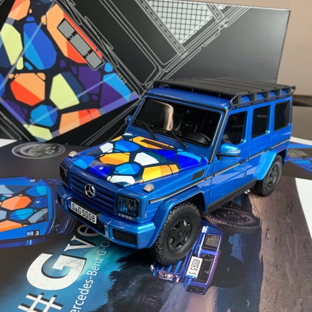 AR 似真 1:18 奔驰 G500 (W463) G63 大G 30万台纪念版 汽车模型