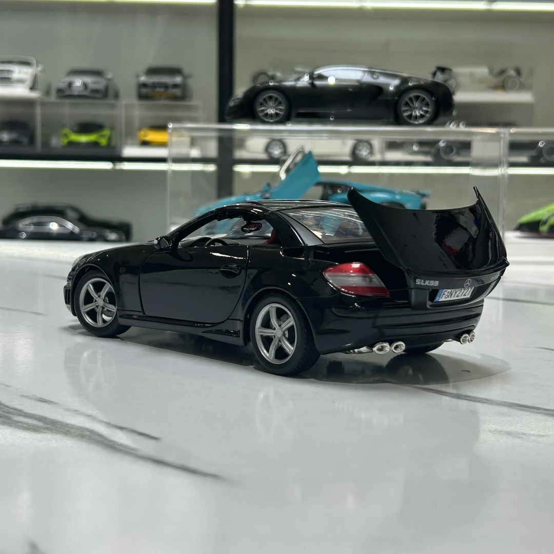 1:18奔驰SLK55AMG跑车模型仿真合金汽车模型