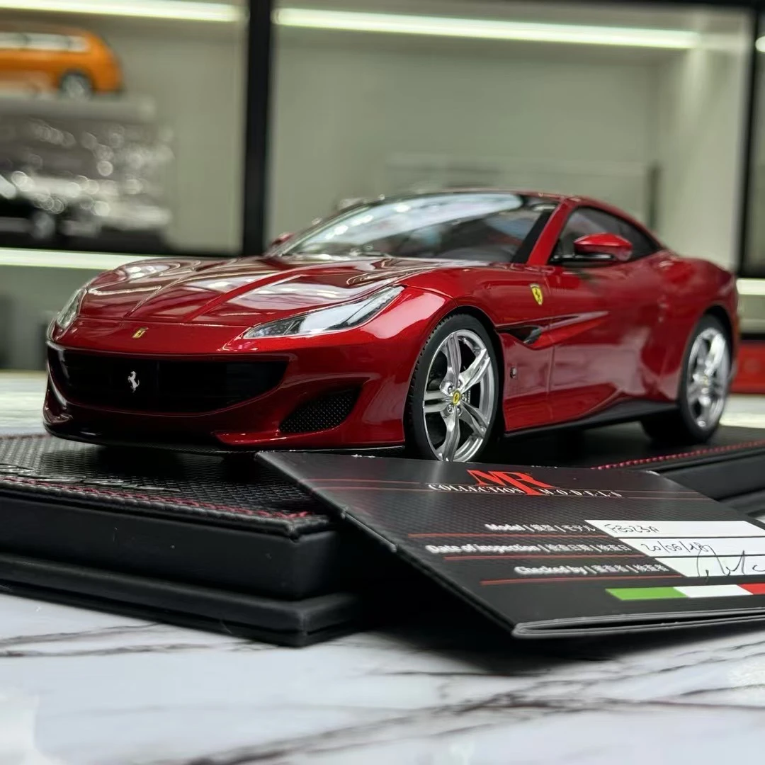 MR 1:18 法拉利汽车模型PortofinoM 硬顶超跑树脂收藏摆件