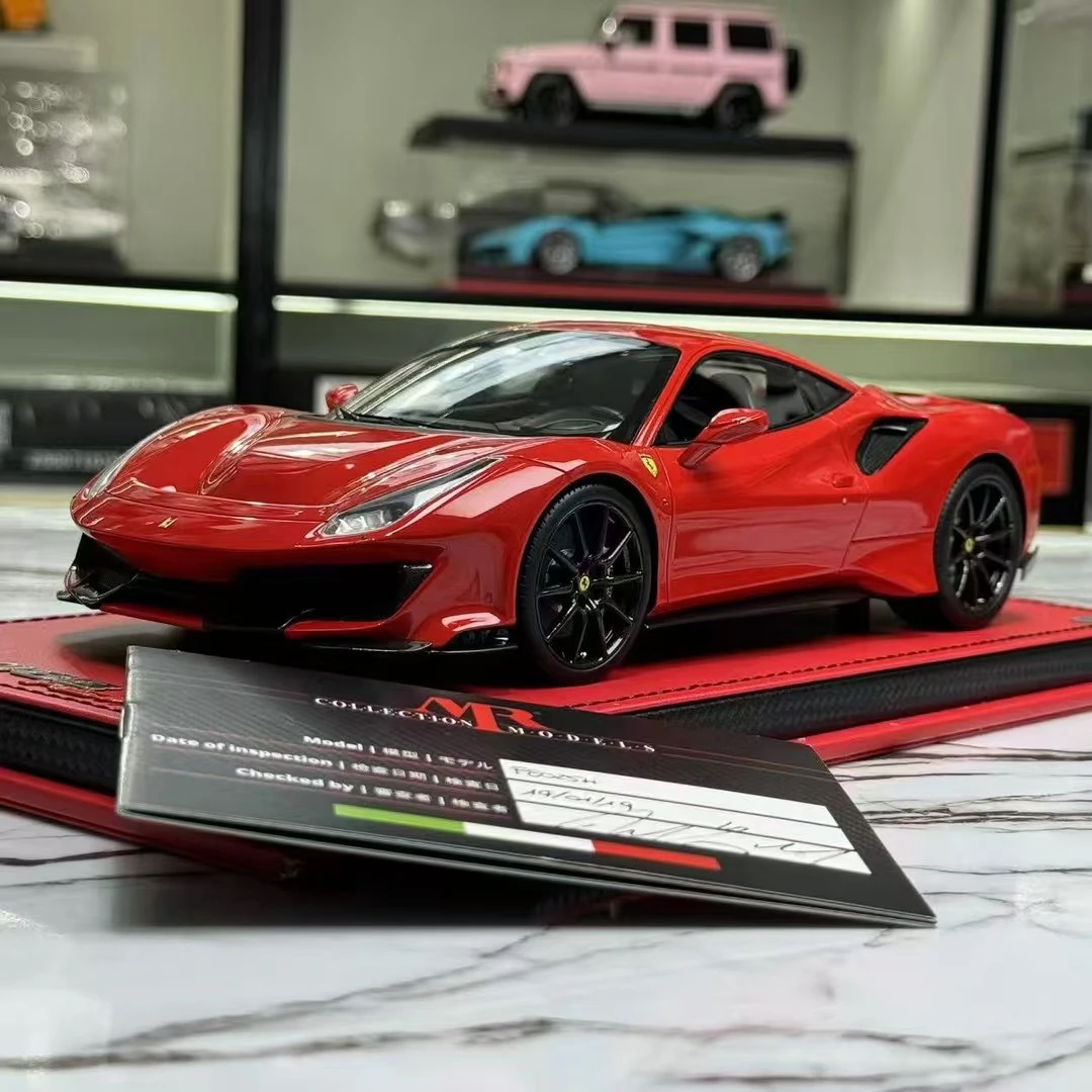 MR 1:18 法拉利 488 pista Spider 新标准红红 特别限量汽车模型