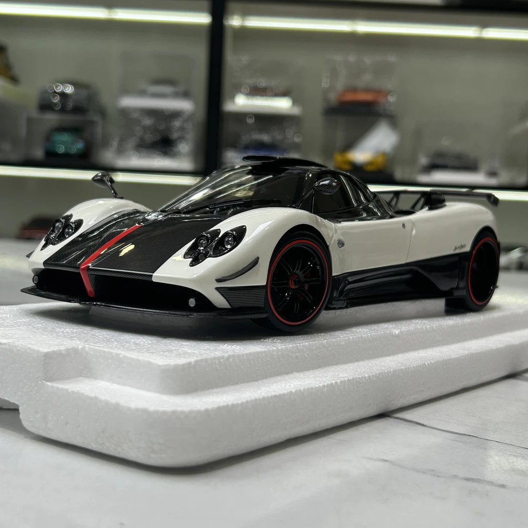 AR 帕加尼宗塔zonda 敞篷版仿真合金金属汽车模型1 18限量版收藏