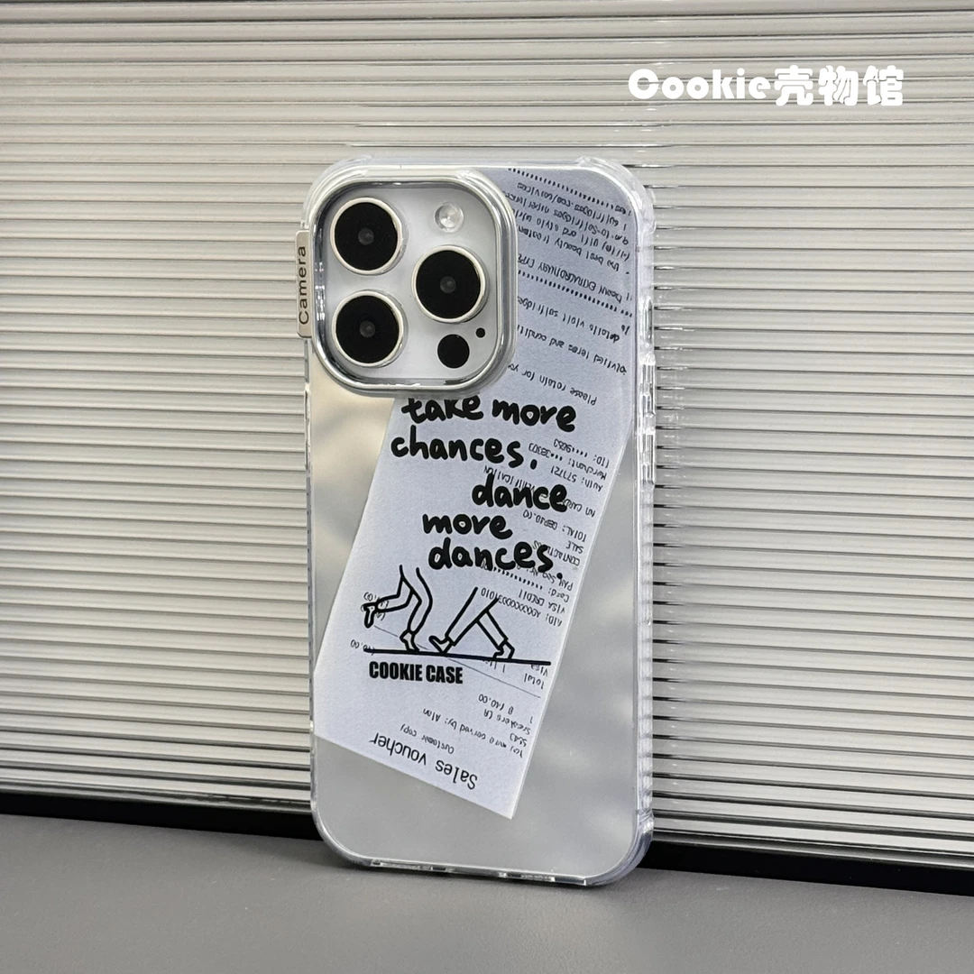 手机壳适用苹果15pro舞步标签14/13防摔ins高级感12小众11波纹壳