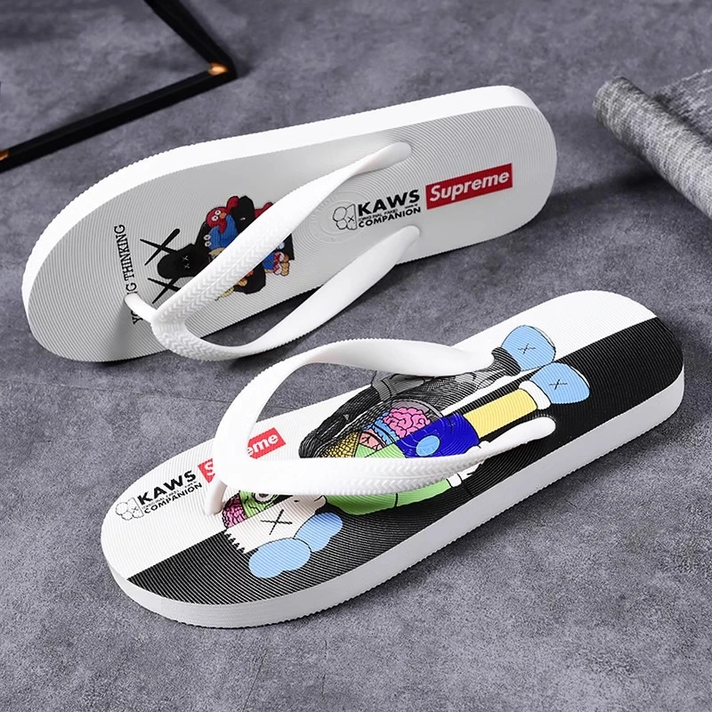 娜罗普西夏季男士潮流时尚休闲软底防滑夹脚拖外穿耐磨沙滩人字拖