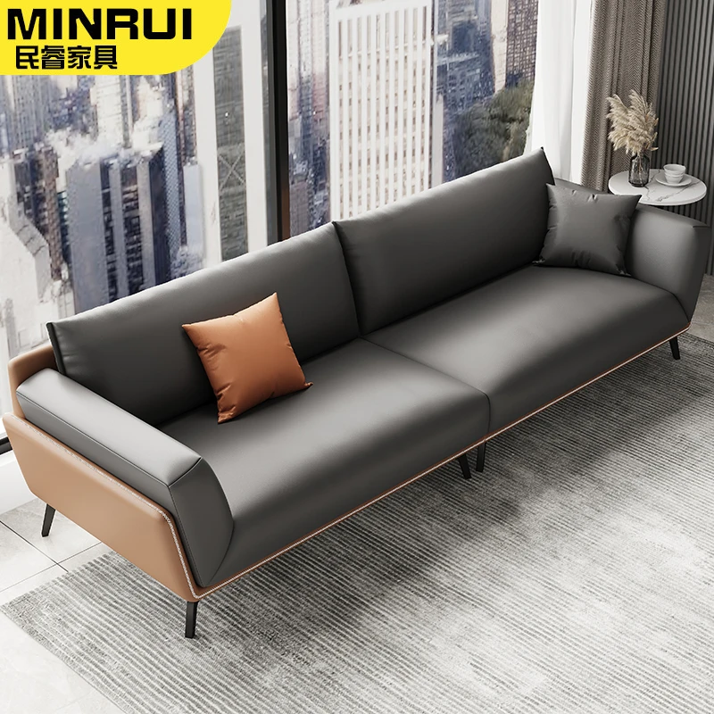 办公沙发茶几组合套装会客洽谈接待室商务简约现代办公室沙发精选