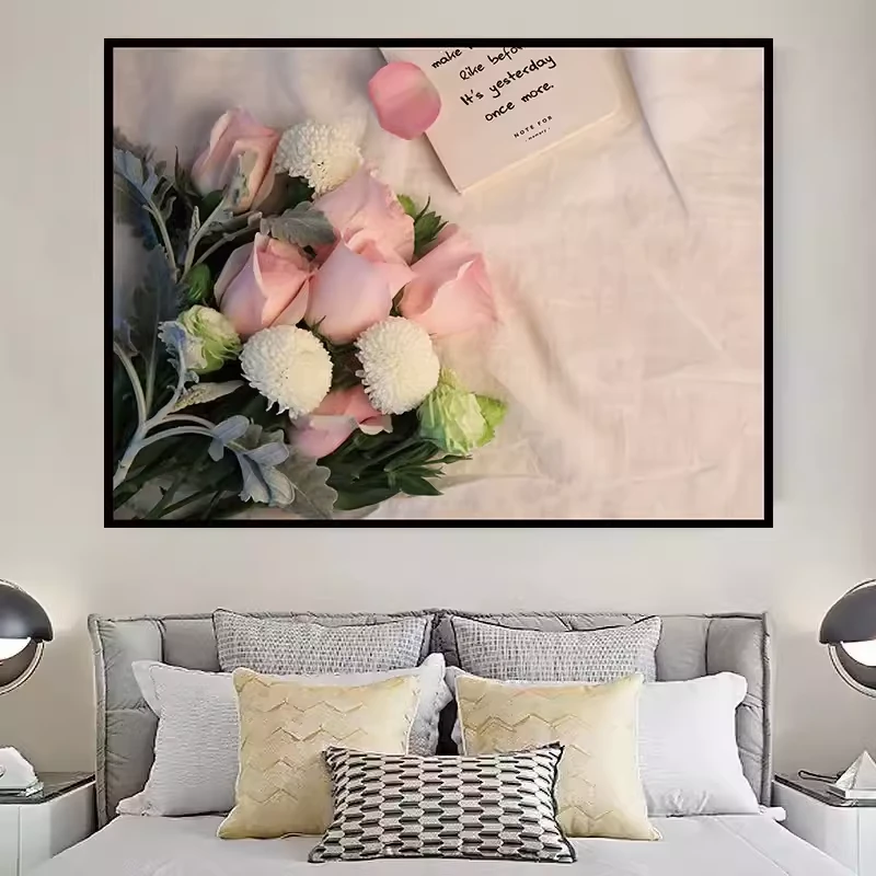 床头自粘贴墙贴卧室贴画背景墙装饰房间壁纸防水客厅宿舍墙纸贴纸