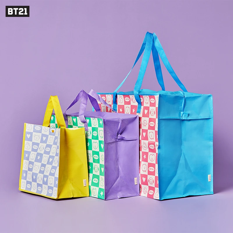 BT21 2023 F/W Travel系列 多功能环保袋轻便LINE FRIENDS