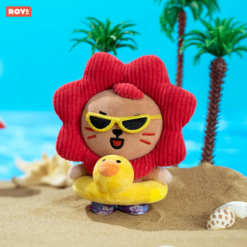 【回流】ROY6莱阳 SUMMER VACATION 沙滩系列毛绒包挂 LINE FRIENDS