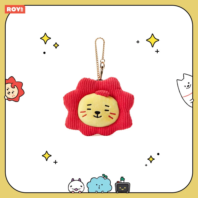 现货 ROY6 莱阳趴趴挂件 可爱毛绒女生礼物 LINE FRIENDS