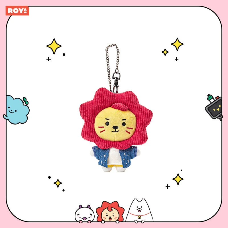 【回流】ROY6 莱阳牛仔挂件 可爱毛绒女生礼物 LINE FRIENDS