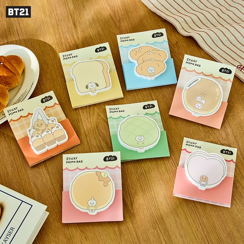 BT21 烘焙面包店系列 便利贴 LINE FRIENDS