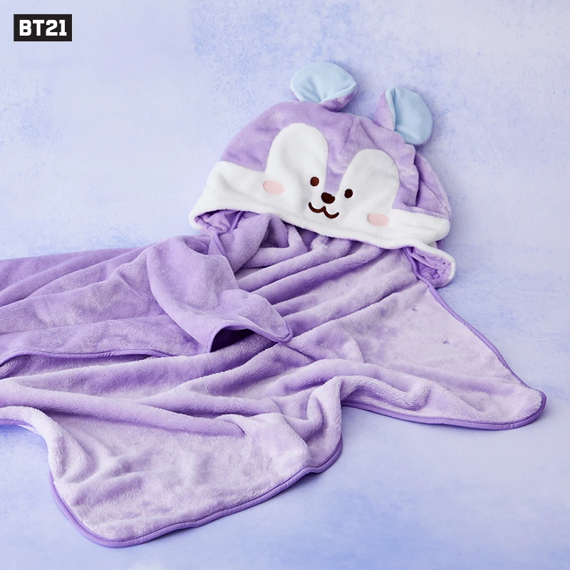 BT21 HOPE IN LOVE 系列 连帽午睡毯动漫周边保暖毯