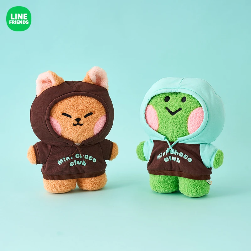 LINE FRIENDS new mini minini冰淇淋商店系列毛绒玩偶