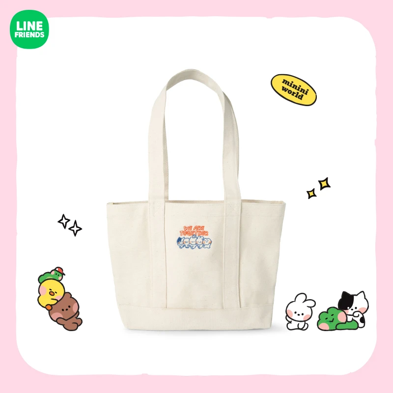 LINE FRIENDS minini系列大容量托特包出街时尚包包